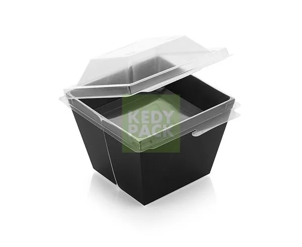 Boîte Diamant  carton noire PP