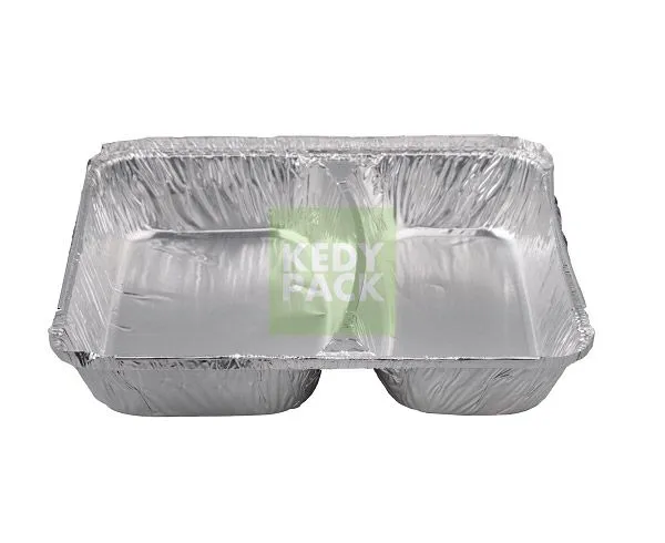 Barquette alu compartements