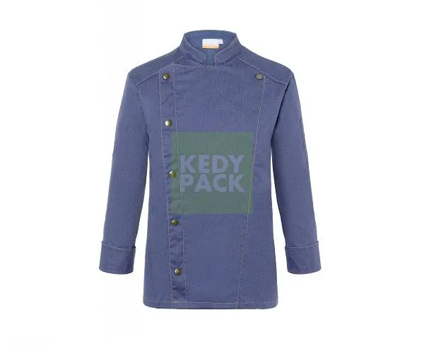 Veste de cuisine en jean Vintage blue