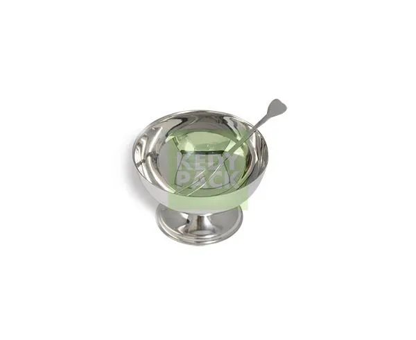 Coupe à dessert et fourchette Inox